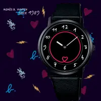 在飛比找momo購物網優惠-【agnes b.】marcello 35週年限量款霓虹腕錶