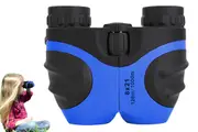 Binocular for Kids Shockproof High Resolution Optics Compact Toy Binocular for Bird Watching Travel Camping-Blue