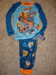 New Space Jam Legacy boys 4/5 XS shirt/pant pajamas pjs 2 pc set LeBron James