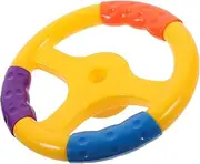 VANZACK Steering Wheel for Swing Cars Interactive Driving Learning Accessory Bright Color Design Easy Installation Fun for Birthdays and Holidays