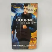 The Bourne Identity (VHS, 2003) Matt Damon Action Thriller Movie New Sealed