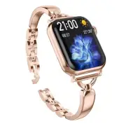 Women Jewelry D-Shape Metal Strap for Apple iWatch 10 9 8 7 6 5 3 1 SE Ultra
