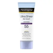 Neutrogena Ultra Sheer Broad Spectrum Sunscreen SPF 55, 88ml