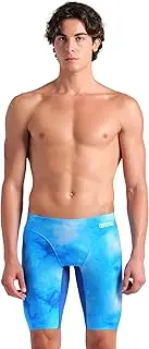 [arena] Men's Performance Tie-dye Swim Jammer Knee-Length Swimsuit Training Bathing Suit