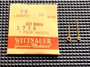 WITTNAUER 9E Watch Hands Gilt Baton 14mm watch part #2796