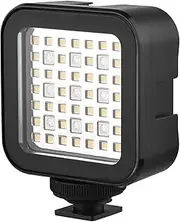 30m/98ft Video Light Portable Camera Light 5500K Color Tempe ure Dimmable with Cold Shoe 1/4 Inch Screw for Camera Tripod Live Stream Video Recording Underwater Black One Size