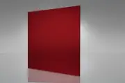 Red Transparent Acrylic Plexiglass sheet 1/8" x 12" x 24" (#2423)