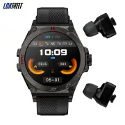 LOKMAT TIME GT 2-in-1 Smart TWS BT Earphones Watch 1.508 AMOLED Display bluetooth Call AI Voice Assistant Heart Rate Blo