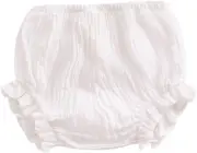 Newborn Toddler Baby Girls Boy Kids Cotton Linen Bloomer Basic Shorts Washabl...