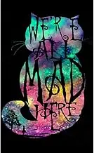 DIY 5D Diamond Painting by Number Kits, Crystal Rhinestone Diamond Embroidery Paintings Pictures Arts Craft for Home Wall Decor, Full Drill,Colorful We're All Mad Here, J4963CSMY-11.8X15.7in, S