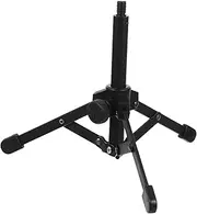 QUMIIRITY Tripod Microphone Stand Desktop Mic Holder for Gaming Podcasting Recording Compact Design with Non Slip Stability for Secure Mic Support