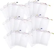 Cabilock 50pcs Soap Bag Soap Pouch for Shampoo Bar Face Cleanser Net Lanyard Easy Hang and Dry Family Size