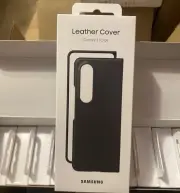 1 Samsung Leather Cover Protective Case Galaxy Z Fold 4 “Brand New”