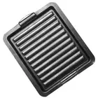 Grill Pan Enameled Cookware Grilling for Stove Top Non Stick Griddle
