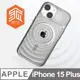 澳洲 STM Reawaken Ripple for iPhone 15 Plus 典雅波浪 MagSafe軍規防摔殼 - 透明
