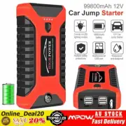 89800mAh 12V Car Jump Starter Pack Vehicle Charger Power Bank Battery Engine AU