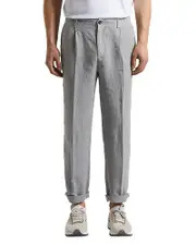 Peserico Linen Pleated Pant