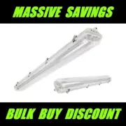 18W 36W 2FT 4FT 600mm 1200mm LED Weatherproof Batten Light Twin Tube Fluorescent