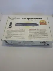 SANSONIC Model FT-300A Digital-to-Analog Converter Box w/Remote (New Open Box)