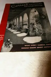 34 PAGE BOOKLET Correct Exposure Determination Manual By The American Bolex Comp