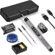 Cordless Soldering Iron Kit USB Portable Soldering Iron with LCD3869