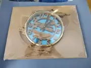 Hand Crafted Wood Art Airplane Evolution Wall Clock