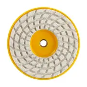 Versatile 4 inch Abrasive Diamond Dry Polishing Pad with M10 Thread for Stone