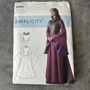 Simplicity Sewing Pattern S9089 Sz 14-22 Renaissance Fantasy Gown Dress Costume