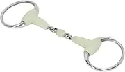 Horse Bit, Convenient and Comfortable Stainless Steel Snaffle Bits for Horses, Portable Bits for Horses Applicable for Artificial Horse Farms, Racetracks, Etc