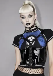 [Widow] Dark Healing Patent Underbust Corset