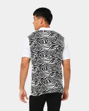 [EN ES] Enes Party In The Back Shirt White/zebra - Size L L White/Zebra