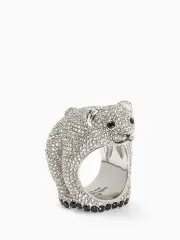 arctic friends pave statement ring