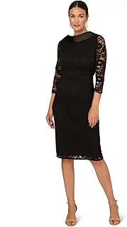 Adrianna Papell Women's Roll Neck Sheath Dress