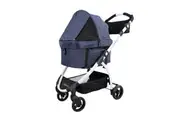 Ibiyaya CLEO Pet Stroller & Car Seat Travel System, Blue Jeans
