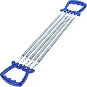 BCOATH Tensioner Arm and Chest Muscle Trainer Household Exercise Band Grip Strength Trainer Cable Machine Band Arm Grip Strength Trainer Gym Accessory Spring Steel Blue