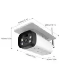 WIFI Wireless Solar Security Camera 1080P 2MP Low Power Full Color Night Vis New