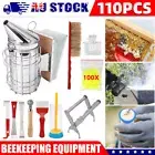 110X Beekeeping Equipment Tool Bee Hive Smoker Queen Catcher Beehive Supplie Kit