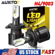AUXITO 9003 H4 LED Headlight Kit Bulbs High Low Beam Conversion Lamps White EON (for: Smart)
