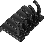 SEWACC 5PCS Headphone Hanger Hook Easy Install Plastic Mount for Over Headsets Compact Design for Monitors and Desks Multi Purpose Holder for Cables and Accessories
