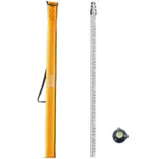 Measuring Rod 16-Feet/8ths 4 Sections Telescopic Grade Rod 1/8in w/ Bag