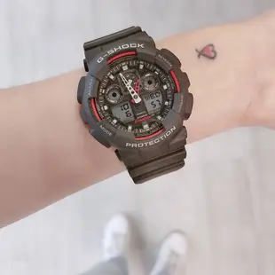 Casio卡西歐 │ 日本 │ G-Shock手錶 GA-100-1A4