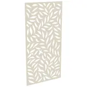 ProtectorAl 300-1200w x 1201-2400h Surfmist Large Leaf Unframed Solid Aluminium Decorative Panel