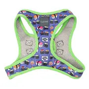 FuzzYard Love How You Roll Step In Dog Harness Purple