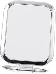HAPINARY Double-Sided Make-up Mirror Magnification Tabletop Vanity Mirror Folding Home Travel Mirror for Bathroom Countertop Dressing Table
