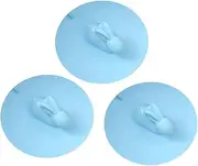 4pcs Rabbit Design Floor Drain Plugs Bathtub Water Stoppers Silicone Sink Stopper Set (10cm)