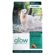 Glow Adult Large Breed Australian Chicken Dry Dog Food 10kg x 2