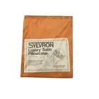 Vintage Satin Orange Pillowcase 70s Keep Your Hair in Place Retro Sylvron