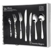 Stanley Rogers 56 Piece Albany Stainless Steel Cutlery Set