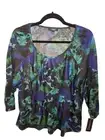 elementz 2XLarge Layered Knit Top Cynne with sparkles 3/4 Sleeve Beautiful!!
