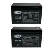 TDR 2pcs BATTERY OT7.5-12 12V 7.5AH AGM Deep Cycle Sealed Lead Acid SLA GEL AGM BATTERY for mobility scooters, golf carts, wheelchair, dust collectors, mowers